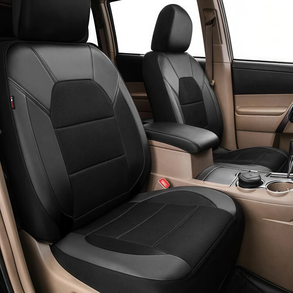 For Ford Escape Fusion Leather Car Seat Covers Front & Rear 5-Seats Protectors Foto 4 de 4