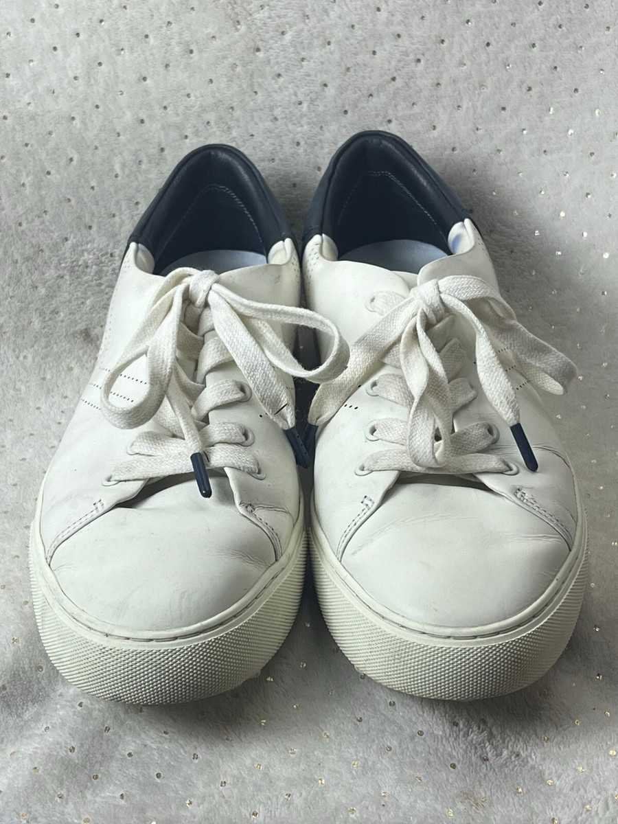 Tory Burch Sport Perforated Lace-up Golf White/Navy Sneakers