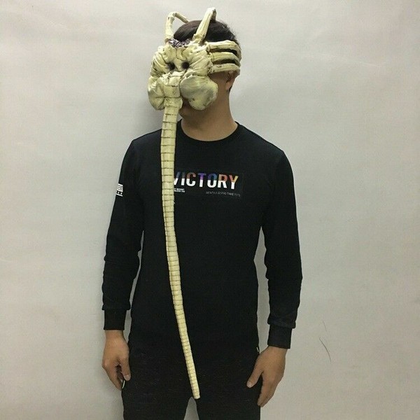 Alien Facehugger Mask Latex Figure Cosplay Props Halloween Adult Mask