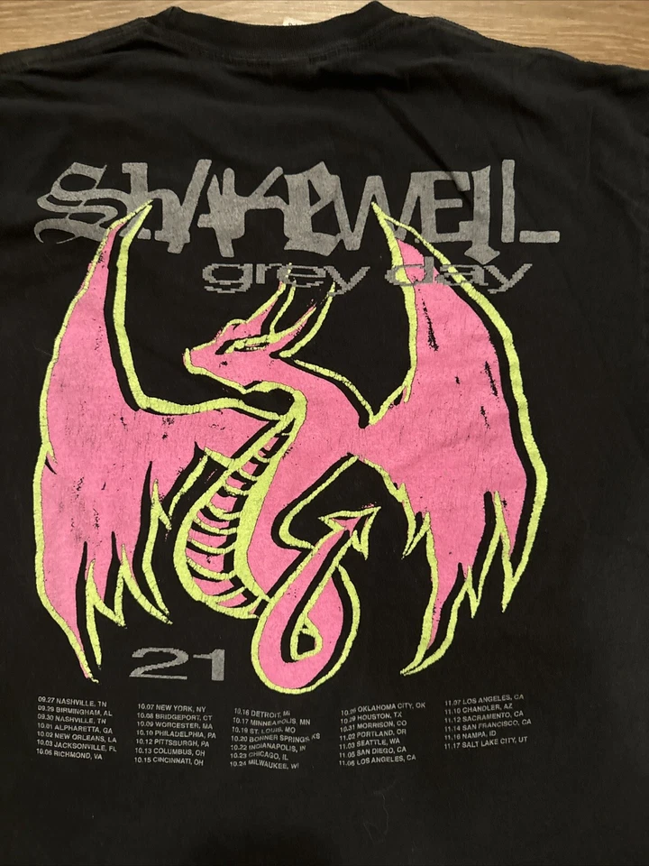 Camiseta Rob Van Dam Masculina Média L Preta "Dragon" Pro Wrestling Crate Impact - Imagem 2 de 4