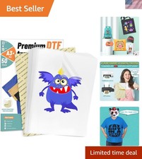 DTF Transfer Film 50 Sheets A3 13"x19" with Magic Pad for Flawless Prints