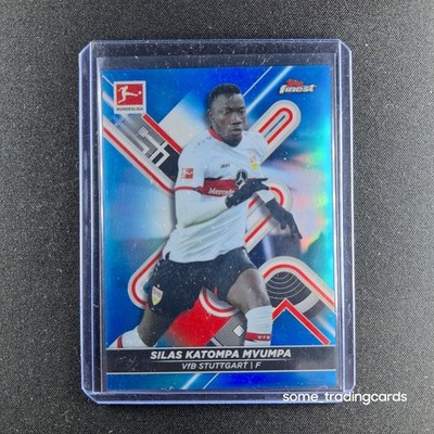Topps Silas Mvumpa VfB Stuttgart - Blue   /150 Finest Bundesliga 2021/22