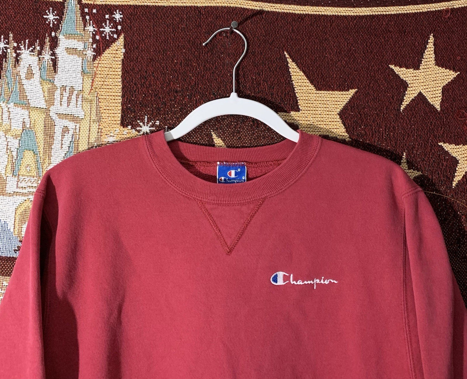 Vintage 90s Champion Cursive Script Crewneck Swea… - image 4