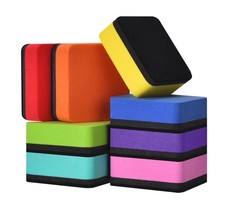 Mini Dry Erase Eraser, Magnetic Whiteboard Erasers, Dry Erasers, 8 Pack, 2 x 2 I