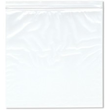 Plymor 9" x 9", 2 Mil Zipper Reclosable Plastic Bags