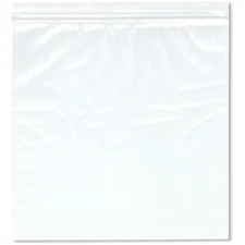 Plymor 9" x 9", 2 Mil Zipper Reclosable Plastic Bags