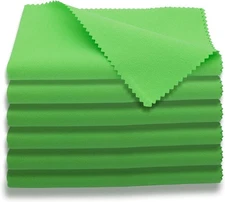 AAwipes Guitar Cloths Microfiber (6-Pack 12"x12" Cloths) Plush Polishing Cloths