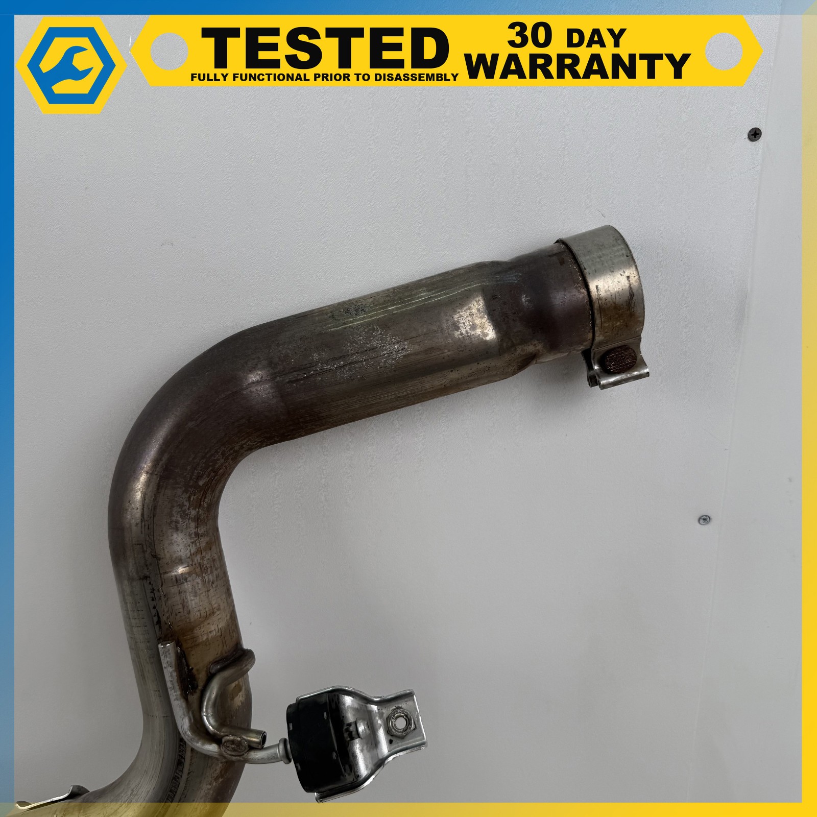 14-17 MASERATI GHIBLI 3.0L F160 engine EXHAUST SYSTEM RESONATOR PIPE OEM