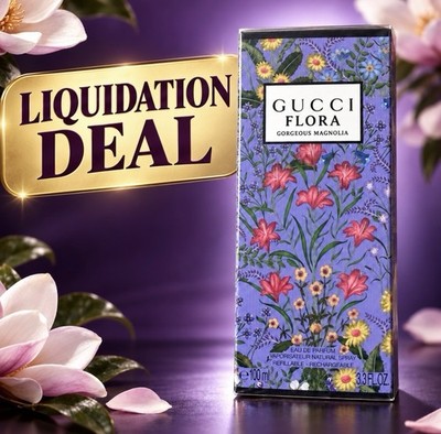 Gucci Flora Gorgeous Magnolia EDP 100mL / 3.3 oz Sealed Box