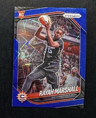 2025 Panini Prizm WNBA #47 Rayah Marshall Blue Velocity Prizms RC USC Sun   