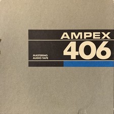 Ampex / Quantegy 406, 1/2" Width Reel Tape, SP, 10" Metal Reel, 2500 ft