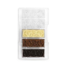 Stampo 5 cioccolatini Serena in policarbonato 8,5 x 3,1 cm Decora