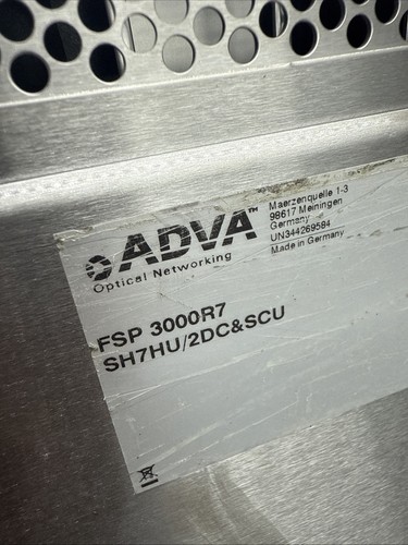 ADVA FSP 3000R7 SH7HU /w NCU-II, EDFA, 4CSM+, 2WCA-PCN-10G, 10TCC-PCTN, SCU 2xPS - Picture 5 of 5