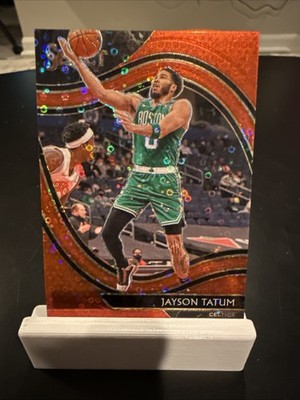 2020-21 PANINI SELECT COURT SIDE JAYSON TATUM RED DISCO PRIZM SP /49