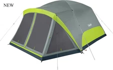 Coleman Skydome Camping Tent with Screened Porch & 5-Minute Setup, 8 Person