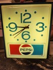 1974 PEPSI Wall Clock Light Up Works Grimm Ind. — photo 1