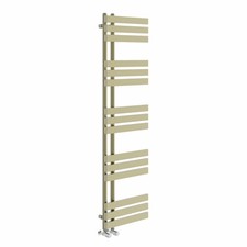 Bathroom D-shape Heated Towel Rail Designer Radiator Ladder Warmer Heating Rads