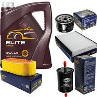 SCT Inspektionspaket 5L Mannol Elite 5W-40 FüR Renault Kangoo 1.4 Clio II