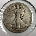 1928 S Walking Liberty Half Dollar ~ Old United States Silver Coin