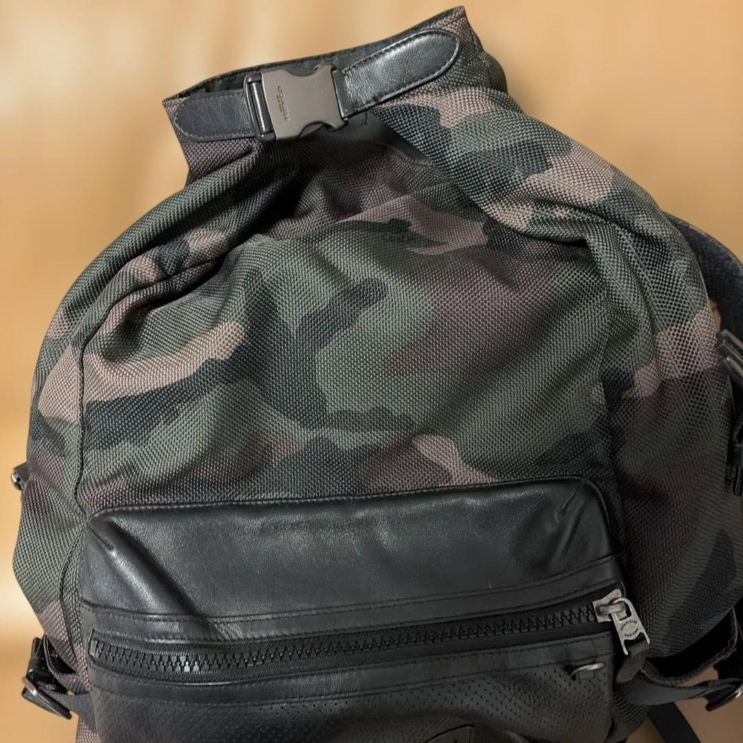 COACH drawstring camouflage backpack - image 8