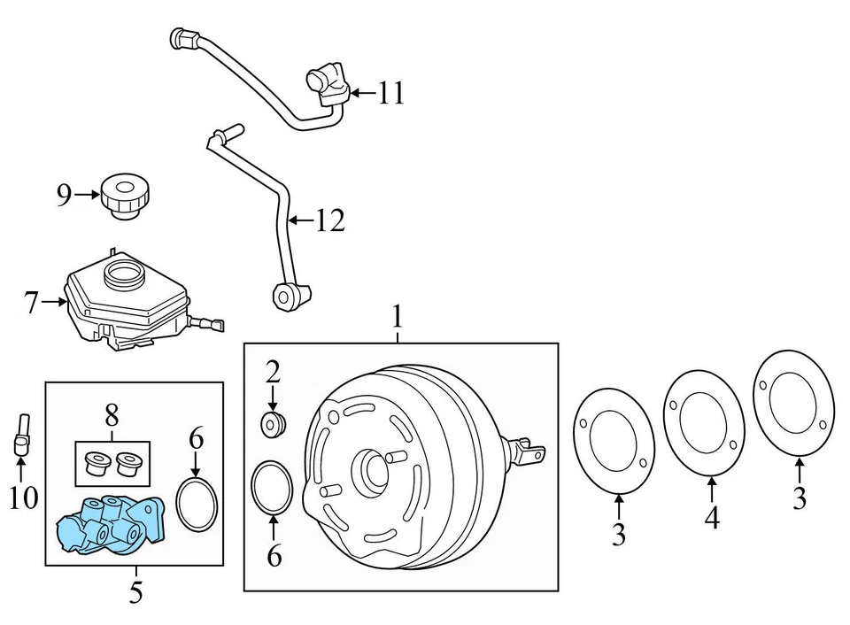 2015-2016 BMW M235I XDRIVE - Brake Master Cylinder 6851095 - Image 4 of 4