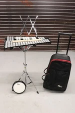 Vic Firth Student Bell Kit with Practice Pad and Rolling Case