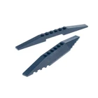 2x Lego Wedge Brick 2x16x1 Dark Blue Roof Slant Star Wars 7751 6128687 30382