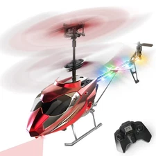 VATOS RC Helicopter for Boys, 2.4G Remote Control Helicopter with LED Light f...