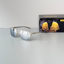 Oakley Holbrook Ti OO6048 Sunglasses Silver Frame Silver Polarized Lens
