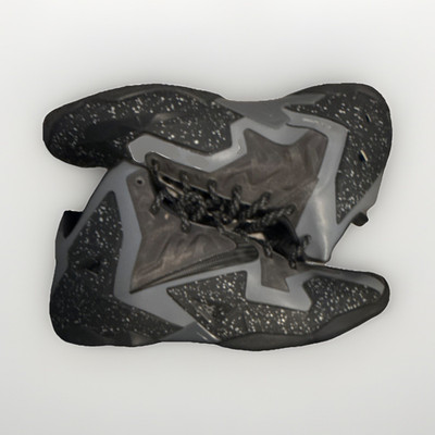 Nike Black and Gray LeBron High-Top Basketball Sneakers Nike LeBron 11 Black Gray High Top Basketball Sneakers Men main image 2