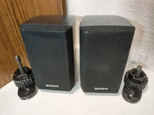 Pair of SONY SS-MSP2 Surround Sound Speakers with Wall Mounts