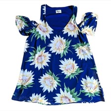 Show Me Your MuMu Birdie Ruffle Off The Shoulder Sunflower Chiffon Mini Dress