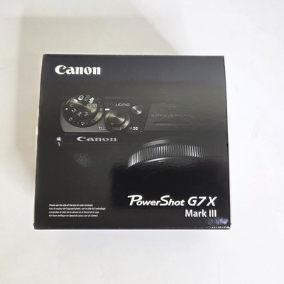 Canon - PowerShot G7 X Mark III 20.1 Megapixel Digital Camera Black - BRAND NEW
