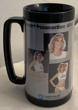 Vtg MOPAR 1980 Kimberly Pin Up Chrysler Corporation Direct Connection Mug