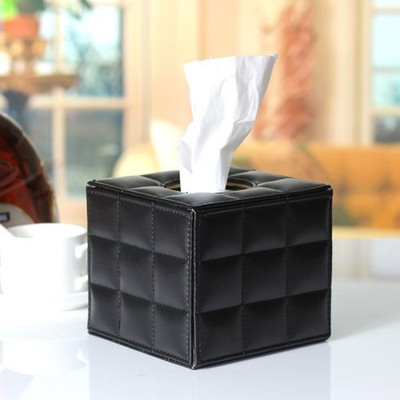 European Roll Paper Box Home Tissue Box Paper Handtuchrohr (schwarz)