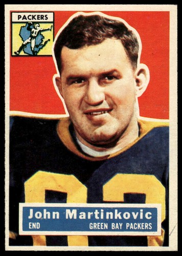 John Martinkovic #91 1956 Topps card