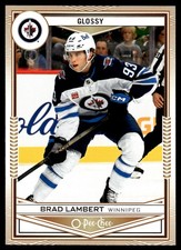 2024-25 Upper Deck O-Pee-Chee Glossy Brad Lambert Rookie Winnipeg Jets #OPC-32