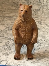 Terra By Battat Adult Standing Brown Grizzly Bear Figure Wildlife