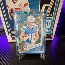 2025 Panini Donruss Football The Rookies Rookie Isaac TeSlaa #35 Lions