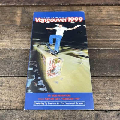 Vintage Vancouver 1999 Slam City Jam Pro Skateboarding VHS 411