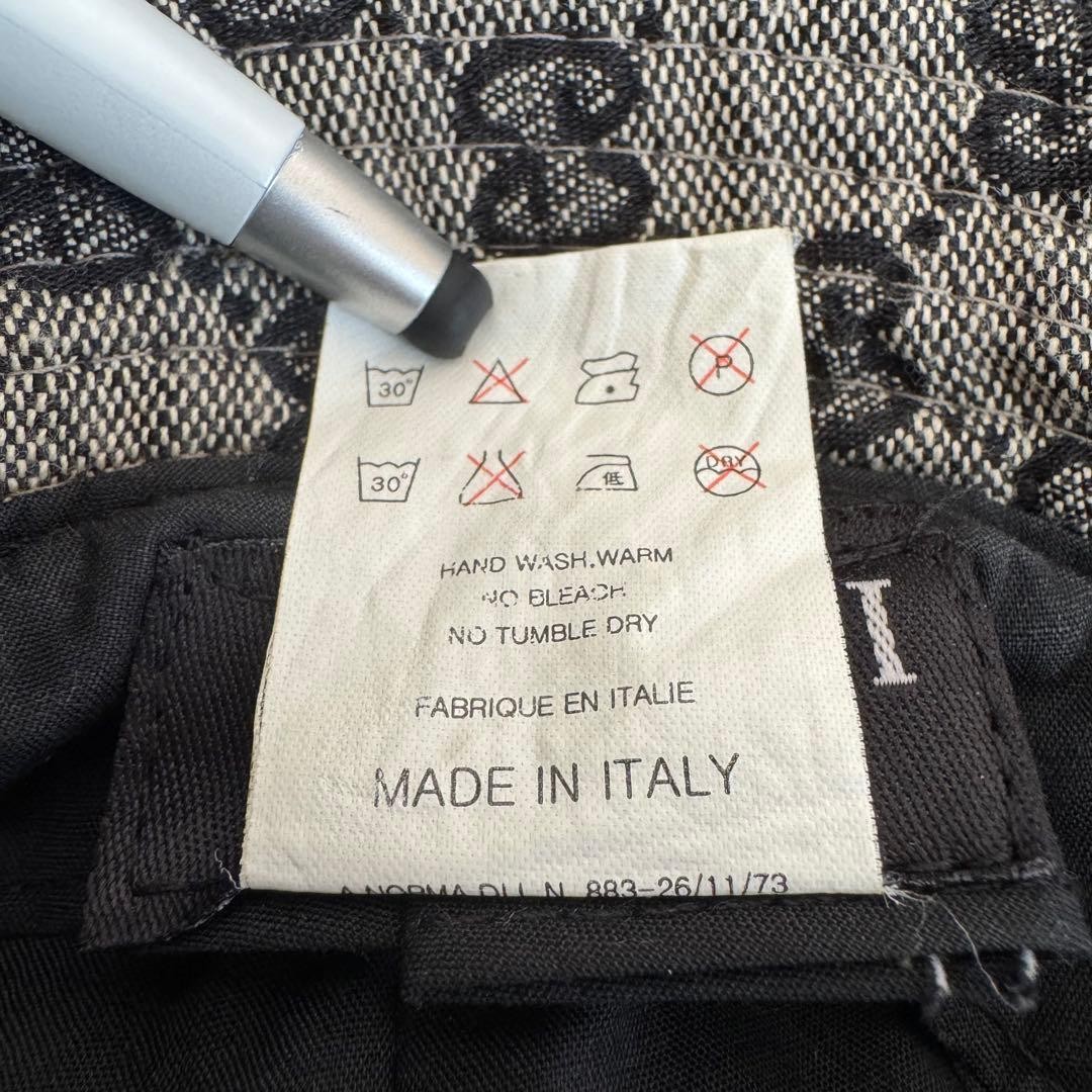 Gucci Fedora Bucket Hat GG Canvas Black Gray Women Authentic thumbnail 17