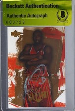 BAS 2005-06 Upper Deck Slam Rookie Raymond Felton #101 Authentic Auto 3c7