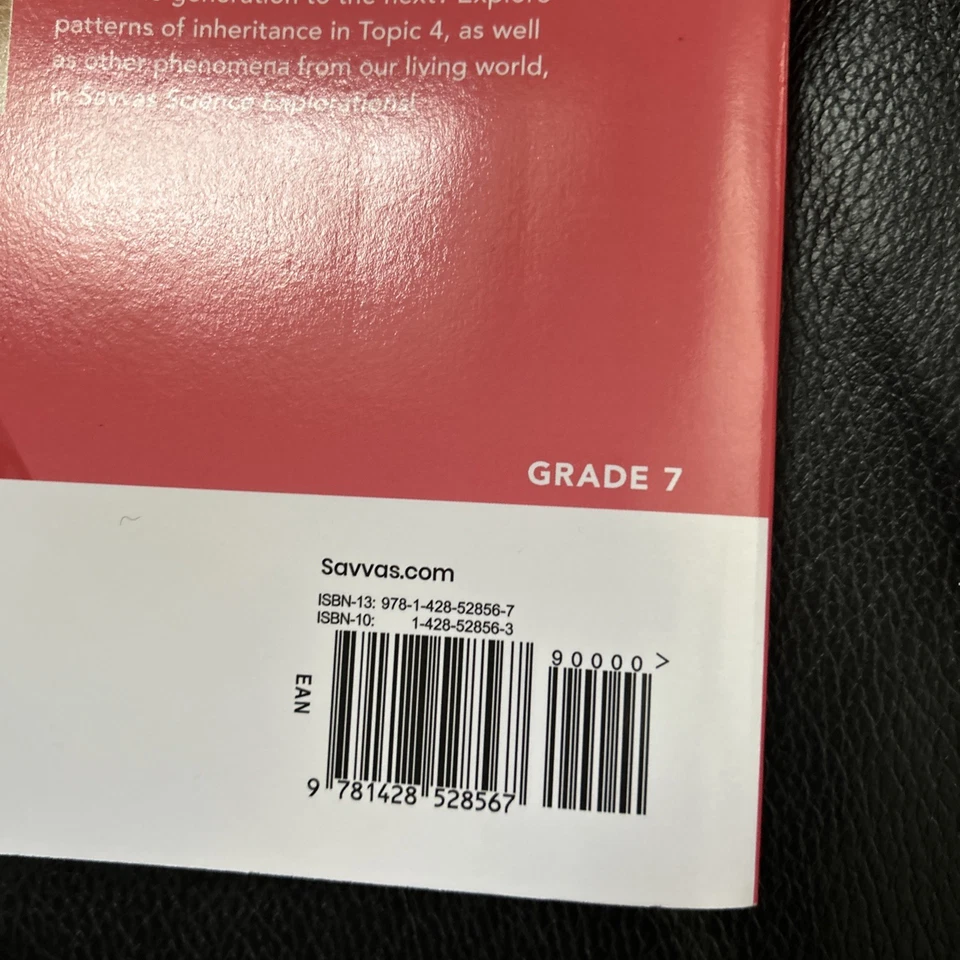 New Textbook SAVVAS SCIENCE EXPLORATIONS - FLORIDA ED 2025 SC - Grade 7 NEW - Image 3 of 4