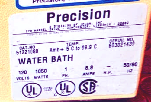 120DAYWARRANTY PRECISION 14.5L RECIPROCAL SHAKER WATER BATH WATCH-VIDEO FREESHIP - Afbeelding 6 van 9