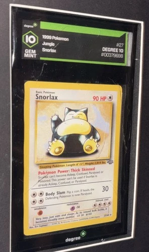 Psa 10 1999 Pokemon Jungle Snorlax 27/64 NON HOLO grade 10 Slab