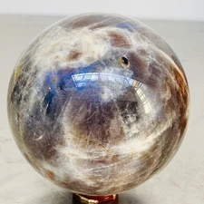 Natural Gray moonstone sphere quartz Crystal ball Healing 2300G