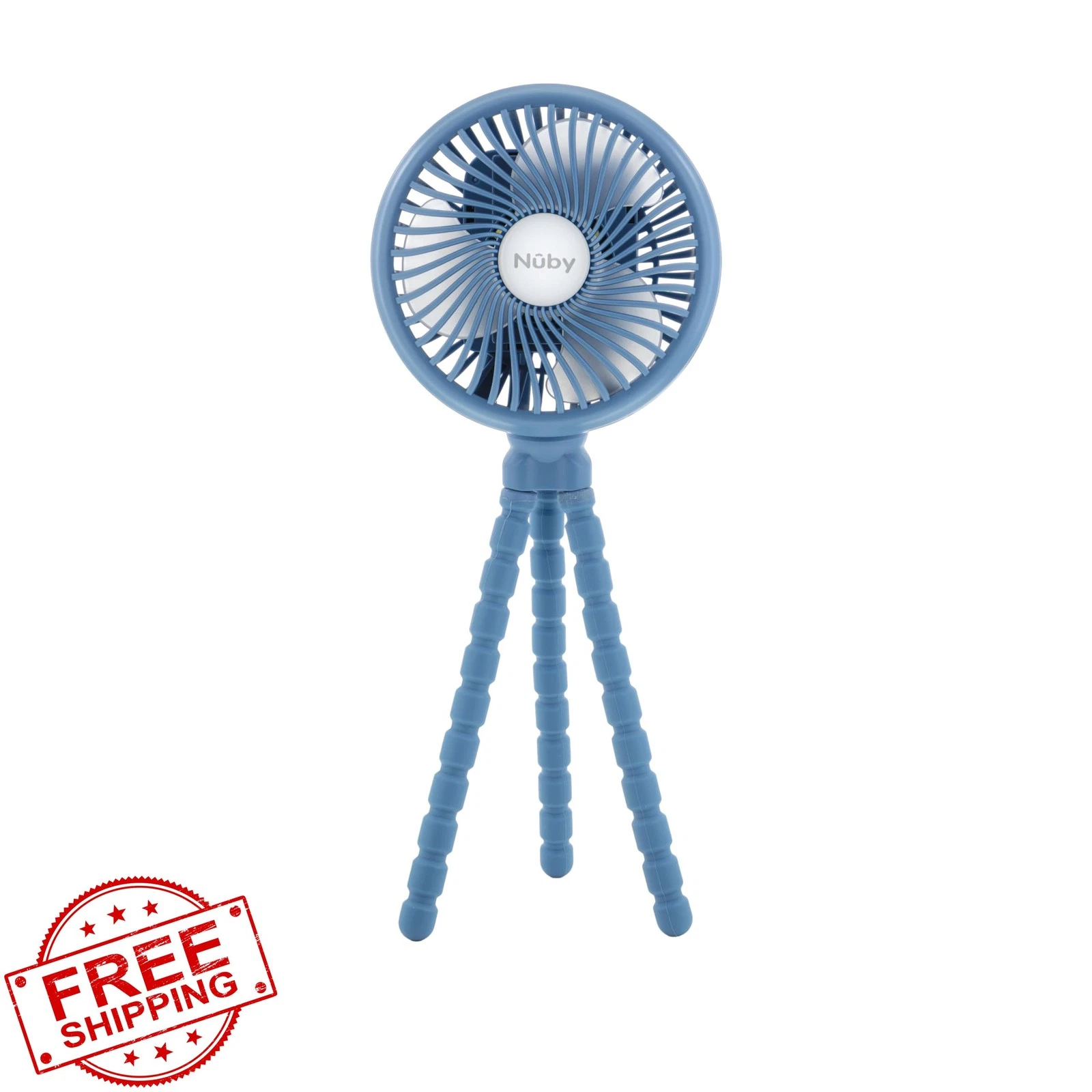 Nuby Stroller Fan Blue