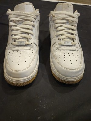 Size 9 Nike Air Force 1 Low '07 White Gum DJ2739-100 Mens 