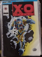 X-O MANOWAR # 7 1992 VALIANT unity pt 5  frank miller cover