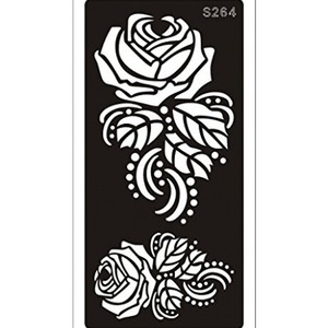 rose mehndi temporary tattoo henna arm hand arabic indian henna